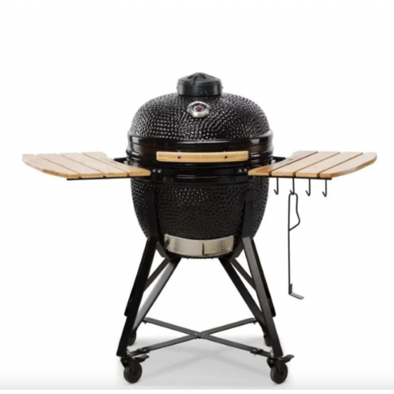 Grill ceramiczny Kamado Bono MEDIA Czarny